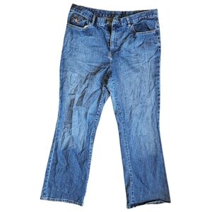 American Living Women's Classic Blue Flare Jeans
